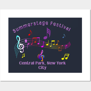 Summer Stage Festival Central Park New York Posters and Art